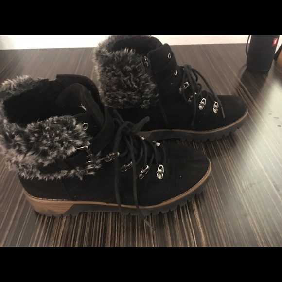 Shoes - Black boots, size 8.5